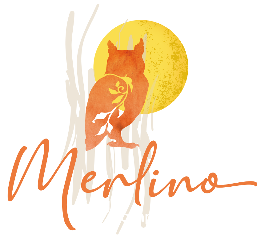 Logo agriturismo Merlino agricamping pergola 